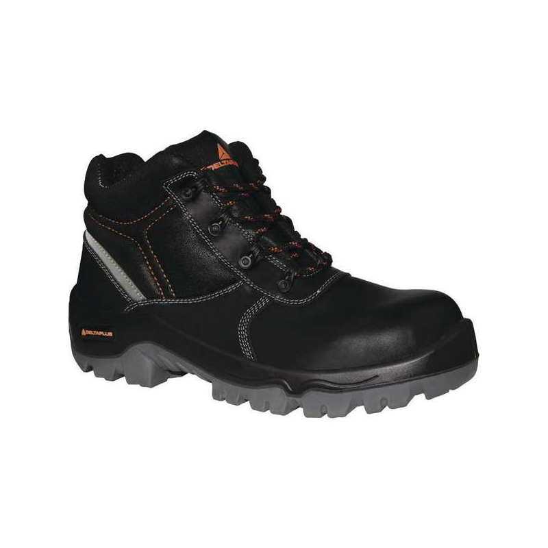 Capps Delta Plus LH400 Résistant à L'Eau Cuir Noir Chaussures De Sécurité Bottes 