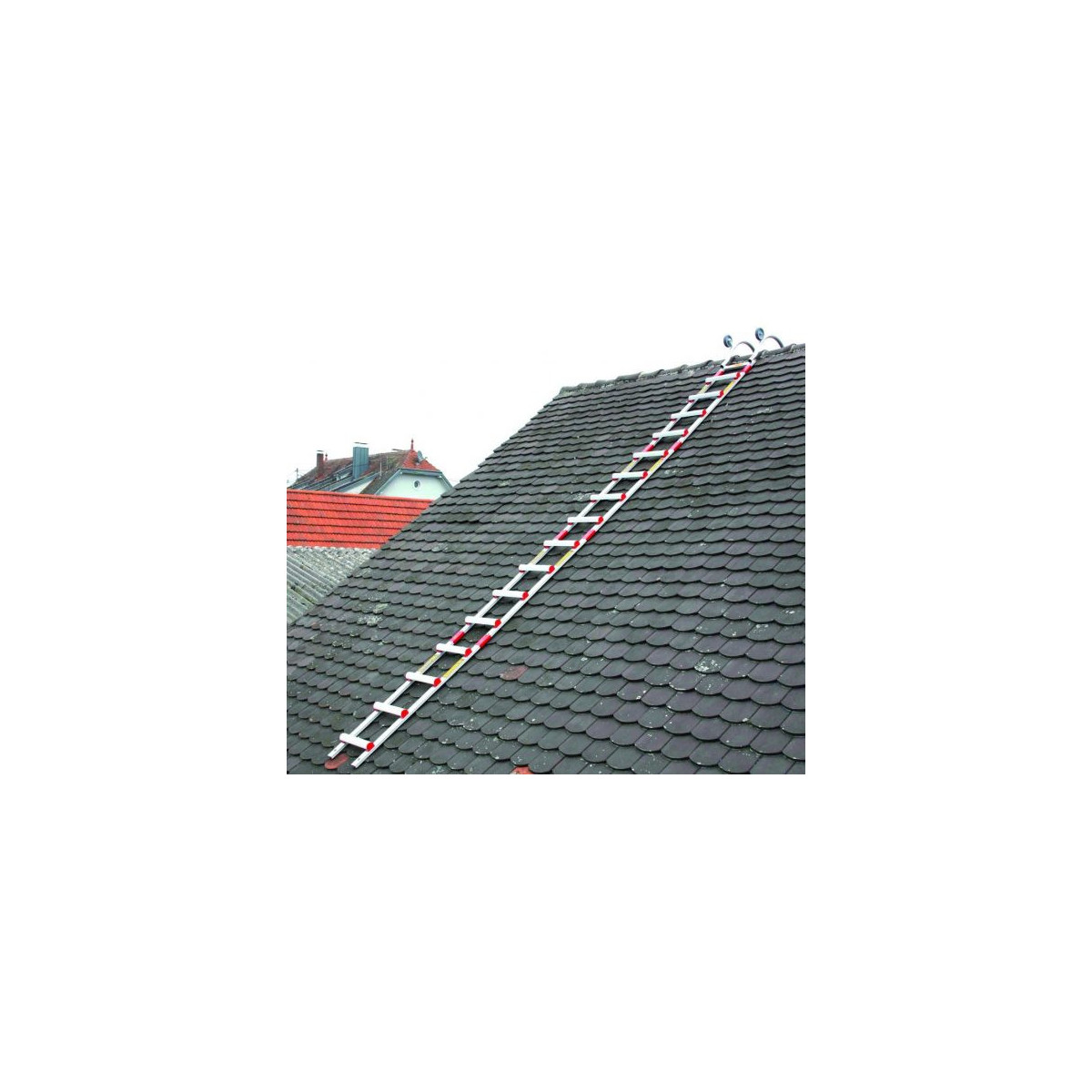 Echelle de toit aluminium Pack 250 mm + crochet de faitage Centaure